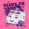 Girl's Firebuds Violet Ready to Repair Crop Top T-Shirt - 2 of 3