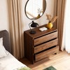 Gaoyangjiaju 29.92 Inch Wooden Dresser with Drawers for Bedroom Storage - 4 of 4