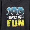 Women's - SpongeBob SquarePants - 100 Days Of Fun Lightweight French Terry Wide Neck Long Sleeve Shirt - 2 of 4