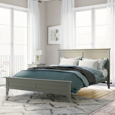 King Size Platform Bed, Modern Wood Bed Frame -ModernLuxe