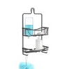 Better Living Products Venus 2 Tier Shower Caddy Black Aluminum - image 3 of 4