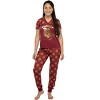 Harry Potter Short Sleeve Hogwarts Junior's Jogger PJ Pajama Set - 2 of 4