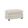 PAGED Modern Style Ottoman Corduroy Fabric Ottoman Foot Rest with Sturdy Frame for Family Room, Living Room - 2 of 4