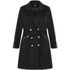 Women's Plus Size Gillian Coat - black | CITY CHIC - 4 of 4