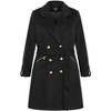 Women's Plus Size Gillian Coat - black | CITY CHIC - image 4 of 4