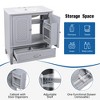 Versatile Bathroom Vanity with Sink: Elevate Your Space with Clean Lines and Contemporary Style in Any Finish - 4 of 4
