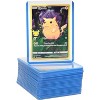 Monster Top Loaders for Trading Cards - 25, 3x4" Clear Hard Plastic Protector w Blue Border- Compatible w Yugioh, Sports & More - 3 of 4