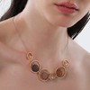 SOHI Women's California Gold The Orb Collar Necklace - 4 of 4
