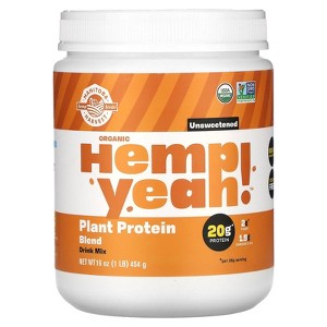 Manitoba Harvest Organic Hemp Yeah!, Plant Protein Blend, Unsweetened, 1 lb (454 g) - 1 of 2