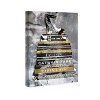 15" x 10" Fashion Thoughts Noir Classic Fashion and Glam Unframed Canvas Wall Art in Gold - Oliver Gal: Digital Art, Luxury Decor - 4 of 4
