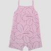 Carter's Just One You® Baby Girls' Floral Textured Romper - Purple - 2 of 3