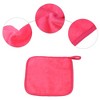 Unique Bargains Reusable Washable Makeup Removal Cleaning Cloth 8''x8'' 2pcs - 3 of 4