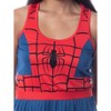 Marvel Women's Spiderman Pajamas Costume Nightgown Sleep Pajama Dress Multicolored - 4 of 4