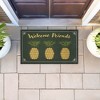 Stupell Industries Welcome Friends Pineapples Printed Outdoor Imitation Sisal Door Mat, design by Darlene Seale - 3 of 4