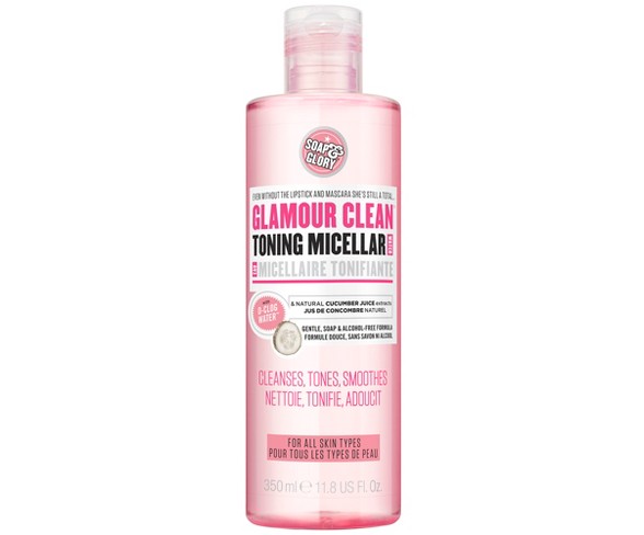 Soap & Glory Glamour Clean 5-in-1 Magnetizing Micellar Make Up Remover - 11.8oz