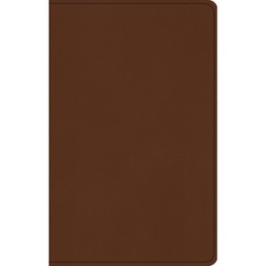 ESV Large Print Value Thinline Bible (Trutone, Camel) - (Leather Bound) - 1 of 1