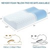 Lycvki Memory Foam Bed Pillow, Neck Contour Cervical Orthopedic Pillow - 2 of 4