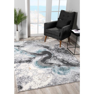 Rug Branch Modern Abstract River Indoor Rug