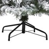 5ft Nearly Natural Pre-Lit LED Flocked Vermont Mixed Pine Artificial Christmas Tree Clear Lights: Indoor Holiday Decor - 4 of 4
