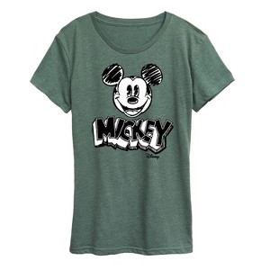 Women's - Disney - Mickey Mouse Short Sleeve Graphic T-Shirt - 1 of 4