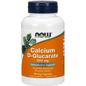 Calcium D-Glucarate 500 mg by Now Foods  -  90 VegCap - 1 of 1