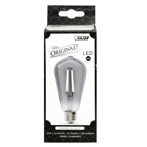 Feit Electric ST19 E26 (Medium) LED Bulb Smoke Daylight 25 Watt Equivalence 1 pk - 1 of 1