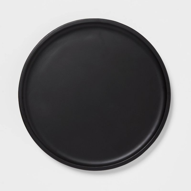 13&#34; Acacia Modern Serving Platter Black - Threshold&#8482;, 4 of 7