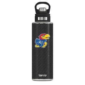 NCAA Kansas Jayhawks Carbon Fiber Wide Mouth Water Bottle - 40oz - 1 of 3