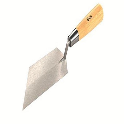 Bon Tool 21-161 Margin Trowel 6-inch X 2-inch Right Angle Wood Handle