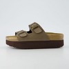 CUSHIONAIRE Women's Plane Platform Footbed Sandal With +Comfort, Wide Widths Available - 2 of 4
