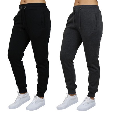 Blue Ice Women's Loose Fit  Fleece-Lined Jogger Sweatpants-2 Pack