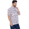 HAPPY BAY Men's Hawaiian Shirts Short Sleeve Button Down Shirt Mens Vacation Shirts Linen Effect Summer Beach Casual Tropical Shirts - 4 of 4