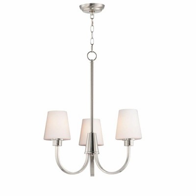 Maxim Lighting Shelter 3 - Light Chandelier in  Satin Nickel