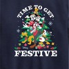 Boys' - Disney - Mickey and Friends Time To Get Festive Christmas Graphic Long Sleeve Fleece Sweatshirt - 2 of 4