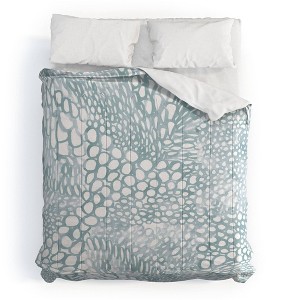 Deny Designs Blue Dash and Ash Cove Comforter Set - 1 of 4