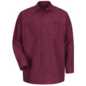 Red Kap Men's Long Sleeve Industrial Work Shirt - 1 of 3