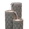 Stone Cascading Bowl Fountain 25.5"H - 4 of 4