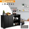 LunaLulinlk Antique Stackable Kitchen Storage Sideboard with Height Adjustable Shelf - 2 of 4