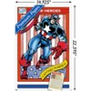 Trends International Marvel Trading Cards - Captain America Unframed Wall Poster Prints - 3 of 4