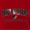 NBA Portland Trail Blazers Women's Long Sleeve Crew Neck Fashion T-Shirt - 4 of 4
