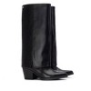 XTI Women's Foldover Italian Western Boots 144717 - 4 of 4