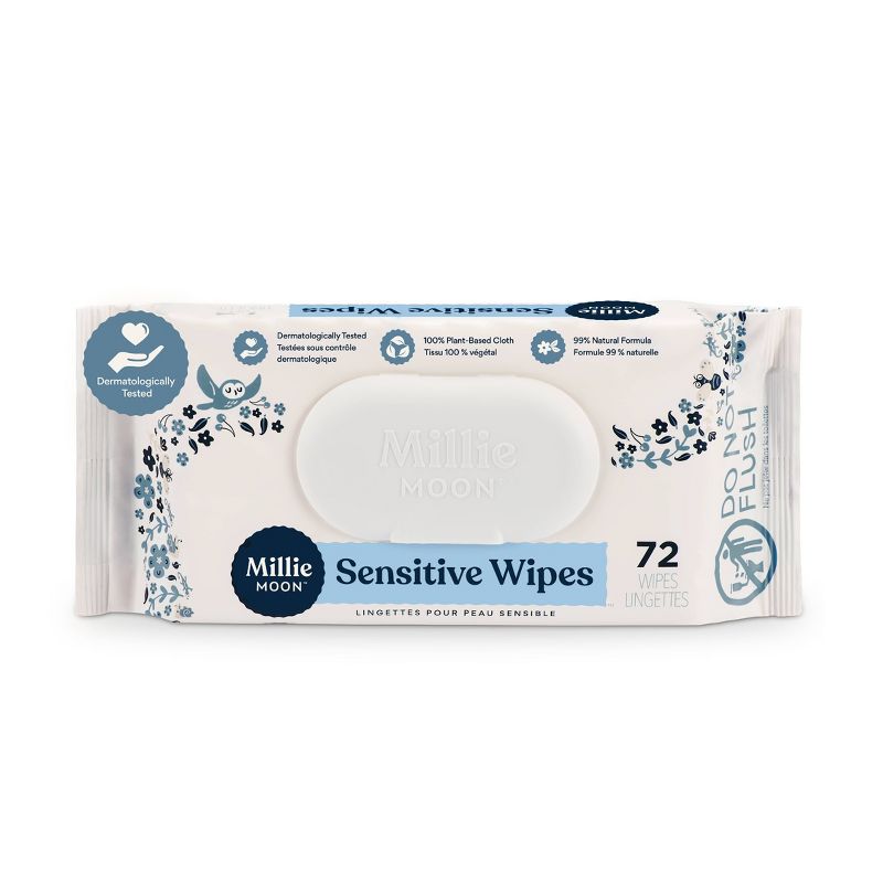 Millie Moon Sensitive Wipes (Select Count), 1 of 12
