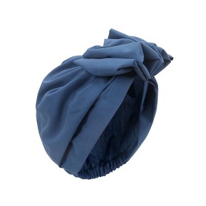 Anna-Kaci Vintage Turban Headwrap with Large Bow Elegant Soft Stretch Headscarf for Women - 1 of 4