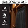Mber 3 Pack 43" Garment Bags for Hanging Clothes, Travel Suit Bag for Closet Storage, Garment Bag with Handles for Suits Dance Costumes Coats, Black - 4 of 4