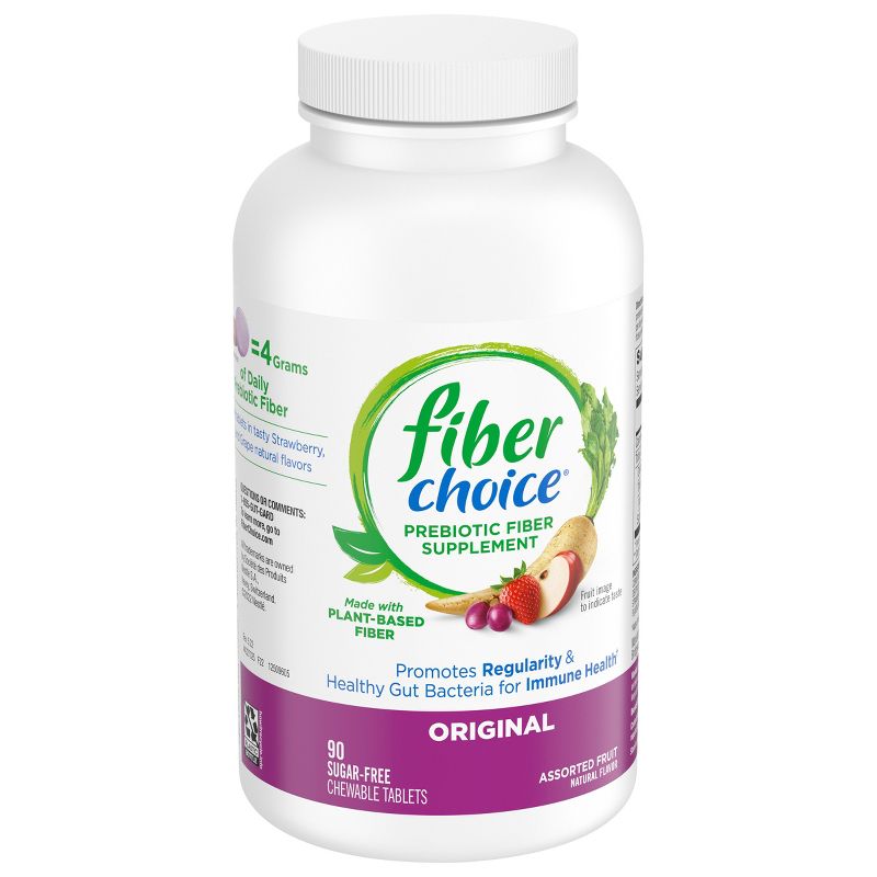 Fiber Choice Sugar Free Assorted Fruit Chewable Tablets 90ct, 3 of 7
