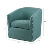 NicBex Swivel Accent Chair,Upholstered Swivel Living Room Chairs with Mid-Height Backrest,Modern Arm Chair,Accent Chairs for Living Room - 3 of 4