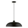 Livex Lighting Amador 1 - Light Pendant in  Shiny Black/Polished Chrome - 2 of 4