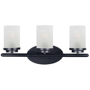 Maxim Lighting Corona 3 - Light Vanity in  Black - 1 of 1
