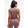 Peloton Women's Seamless Muscle Tank, Rose Taupe - 3 of 4