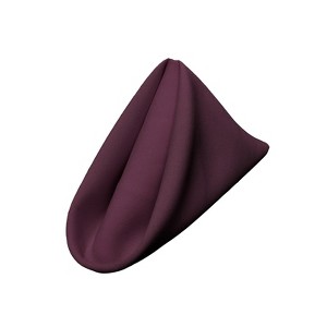 Slickblue Polyester Poplin Napkins 18"x18", Serged Edge, Event or Daily Table Use, 41 Color Options – Set of 4 or 10 - 1 of 4